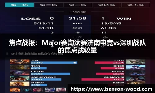 焦点战报：Major赛淘汰赛济南电竞vs深圳战队的焦点战较量